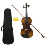 Maxbell Solid Wood Violin Acoustic Violin 4/4 Violin for Birthday Concert Practicing