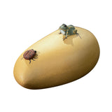 Maxbell Purple Clay Tea Pet Handcrafts Mini Tea Pet Sculpture for Home Shelf Cabinet D