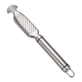 Maxbell Fishes Scale Scraping Tool Ergonomic Handle Manual Fishes Scale Remover for Home Double wire handle