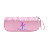 Maxbell Dance Shoes Bag with Wrist Strap for Women Washable with Zipper Carrying Bag