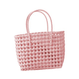 Maxbell Women Woven Handbag Large Capacity Trendy Top Handle Bag for Vacation Dating