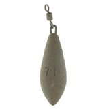 Maxbell Maxbell Fishing Alloy Sinker Drop Sinkers Swivel Leads Weight Plummet sand color