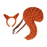Maxbell Animal Tail Costume Kit Photo Props Hairband for Halloween Carnival Festival S