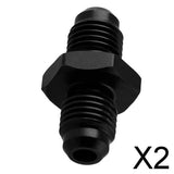 Maxbell 2xUniversal Car Oil Fuel Line AN-6 Straight Hose End Fitting Adapter 35mm*21mm