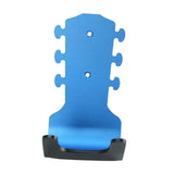 Maxbell Generic Guitar Wall Mount No Drill Hook Multipurpose 8.2x18cm Aluminum Alloy Blue