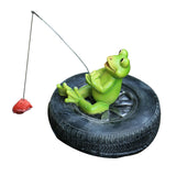 Maxbell Maxbell Animals Figurine Fairy Garden Statue Decoration for Patio Flowerpot Tabletop 14cmx14cmx19cm