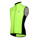 Maxbell Maxbell Unisex Reflective Bike Cycling Windproof Vest Running Sports Coat XXL Green