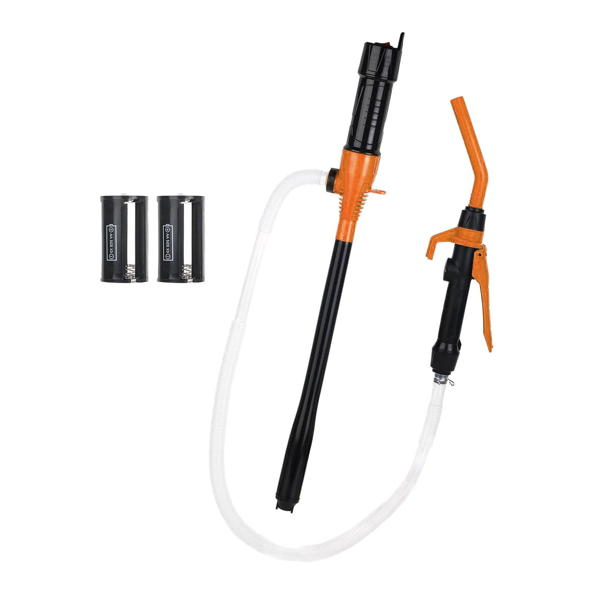 Maxbell Fuel Transfer Pump Electric Hand Pump Portable Electric Liquid Transfer Pump orange