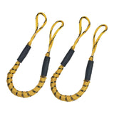 Maxbell Stretchable Bungee Dock Line Marine Mooring Rope for Boat A Yellow 2Pcs - Aladdin Shoppers