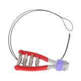 Maxbell String Starting Clamp Extension Cord for Badminton Racket Tennis Accessories Red