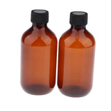 Maxbell Maxbell 2Pcs Empty Lotion  Toner Bottles Shampoo Hair Conditioner Containers  Brown