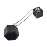 Maxbell Billiard Chalk Storage Holder Easy to Use Portable Snooker Pool Chalk Holder Hexagon