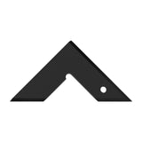 Maxbell Right Angle Ruler Table Saw Angle Ruler Aluminum Alloy Sturdy Triangle Ruler Black
