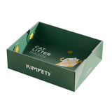 Maxbell Maxbell Disposable Cat Litter Box Travel Kitten Potty Toilet for Hamster Rabbit Cats L dark green