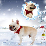 Maxbell Maxbell Christmas Theme Pet Bandana Scarf with Ring Bell Pet Neckerchief Collar S