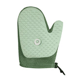 Maxbell Pet Grooming Glove with Spray Comb Efficient Right Hand Detangling Pin Brush Green