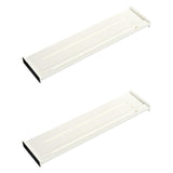 Maxbell 2Pcs Dresser Drawer Dividers White Tidying Clutters for Home Clothes Kitchen Style B