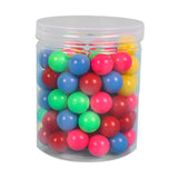 Maxbell 100 Pieces Colorful Math Learn Balls Colored Ball for Kids Preschool Ages 4-7