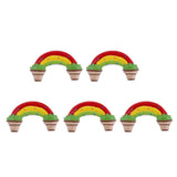 Maxbell 5pcs Micro Landscape Decorations Mini Rainbow Garden Landscaping L #6 - Aladdin Shoppers