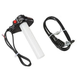 Maxbell Twist Throttle Grip Motorcycle Throttle Assembly for Motocross Scooter Black