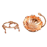 Maxbell Kung Fu Tea Set Copper Tea Infuser Filter for Dining Room Milk Tea Shop Cafe Strainer with Holder