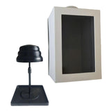 Wig Storage Box with Handle for Closet Organizer Liftable Bracket Travel Box Box 27x27x40.5cm