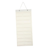 Claw Clip Holder Large Wall Mounted Felt Claw Clip Hanger for Shop Door Dorm White