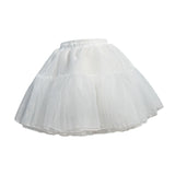 Maxbell Petticoat Skirt Ballet Short Lolita Skirt Support for Princess Wedding Party 35cm