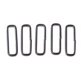 Maxbell 5 Piece Stainless Steel Rings Nylon Strap Watchband Buckle Black 22mm - Aladdin Shoppers