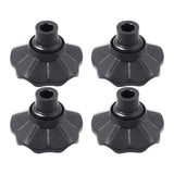 Maxbell 4x4Pcs Chair Leg Covers Furniture Foot Covers for Folding Moon Chair Furniture 13mm