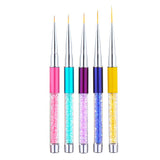 Maxbell Maxbell 5x Salon DIY Nail Art Liner Brush UV Gel Polish Painting Drawing Design Pens