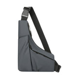 Maxbell Sling Bag Shoulder Backpack Crossbody Daypack Sports Pouch Bag Men Chest Bag Gray