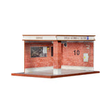 Maxbell 1/32 Parking Lot Display Case Model Car Parking Lot Garage Desktop Decor