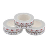 Maxbell 3Roll Decorative Christmas Sticker Paper Masking Washi Tape Adhesive Tapes D