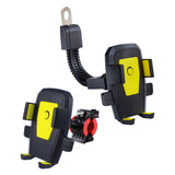 Maxbell Generic Bike Phone Mount Sturdy for Bicycle Mountain Bike Electric Motorbike Yellow
