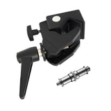 Maxbell Photography Light Clamp Stable for Round Pipe Flat Surface Metal Super Clamp