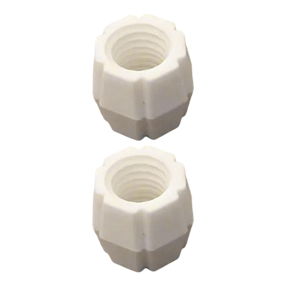 Maxbell 2 Pieces Toothpaste Refill Adapter Refillable Toothpaste Tube Transfer White