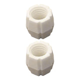 Maxbell 2 Pieces Toothpaste Refill Adapter Refillable Toothpaste Tube Transfer White