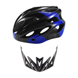 Bike Helmet Breathable Adjustable Bicycle Helmet for Biking Riding Bicycling Blue