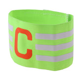 Maxbell Football Soccer Sports Arm Adjustable Bands Captain Armband #2 green - Aladdin Shoppers