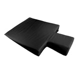 Maxbell Upholstered Wedge Large Fitness Equipment for Home Gym Body Stamina Training black