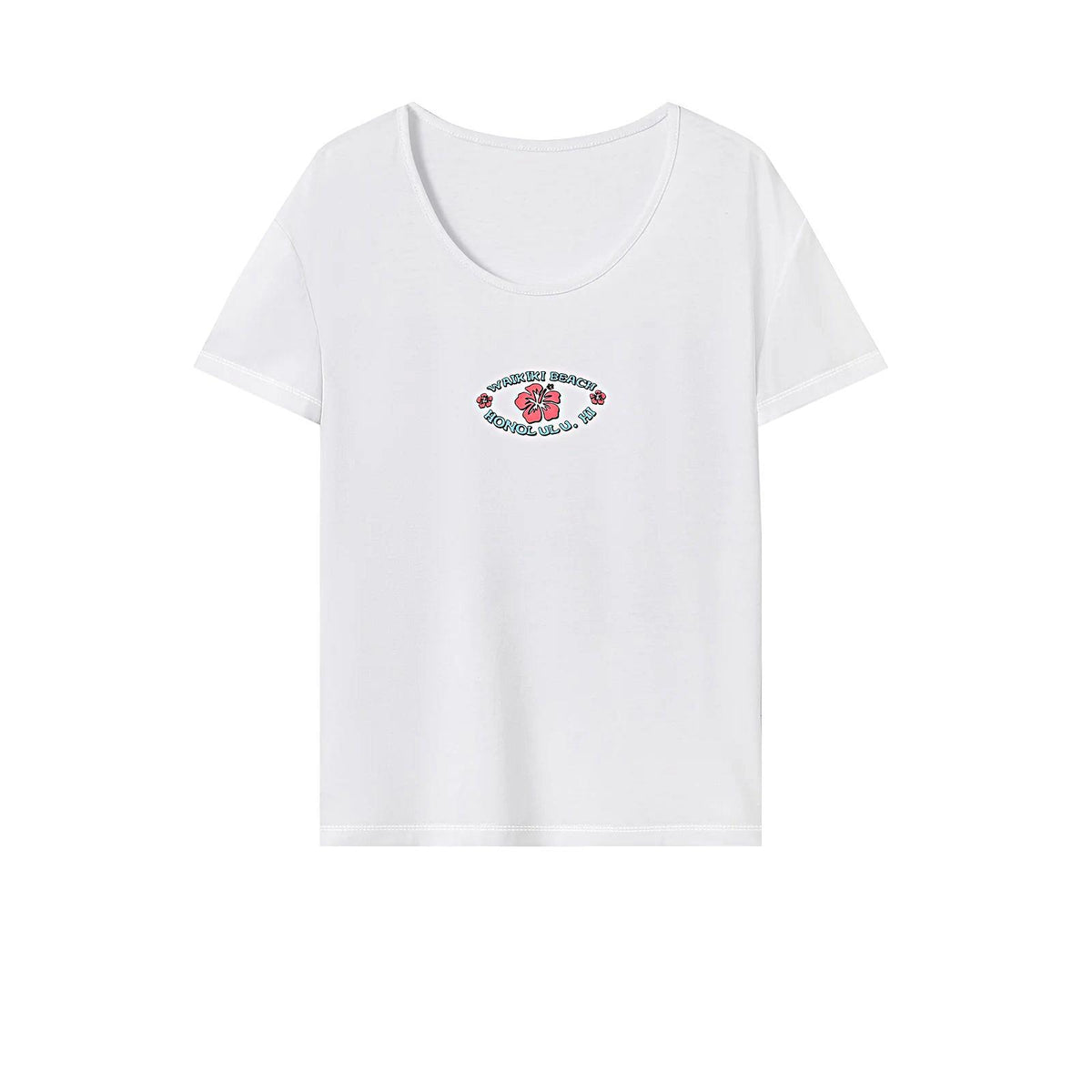 Maxbell Maxbell Women's T Shirt Summer Regular Fit Casual Basic Tee for Camping Beach Sports M