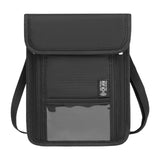 Maxbell RFID Neck Pouch Small Travel Crossbody Bag for Dating Birthday Gift Shopping Black