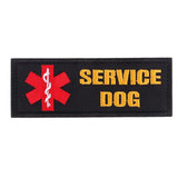 Maxbell Service Dog Morale Embroidered Hook Loop Patch Fastener Sew on Patch Black - Aladdin Shoppers