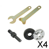 Maxbell 4xElectric Drill Angle Grinder Adapter Flange Nuts Drill Arbor Adapter Mandrel
