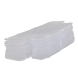 Maxbell 2x50 Pieces PVC Transparent Box Display Case for Dolls Model Cars Souvenirs