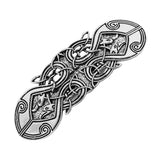 Maxbell 2pcs Irish Celtic Design Lucky Totem Snap Hairclips Barrettes Hairpins