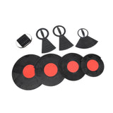 Maxbell 8Pcs Drum Mute Pads Dampers Quiet Practicing Pad Reusable Eliminates Sustain
