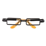 Maxbell 1/4 BJD Dolls Copper Square Lensless Glasses Eyewear for MSD LUTS DOD black - Aladdin Shoppers