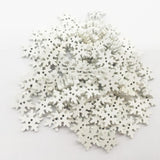 Maxbell 100Pcs White 2 Holes Snowflake Wooden Buttons for DIY Sewing Accessories - Aladdin Shoppers